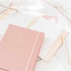 Rose linen Mindful Journal